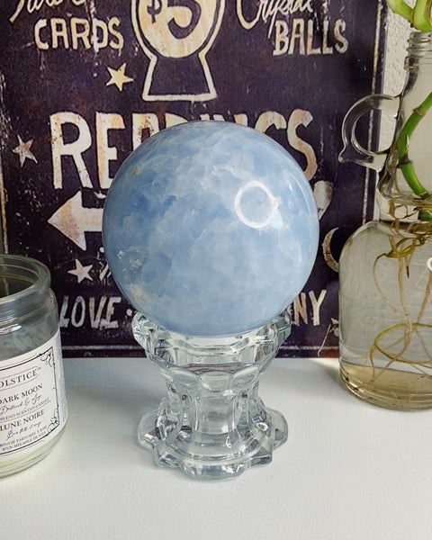 Blue Calcite Sphere