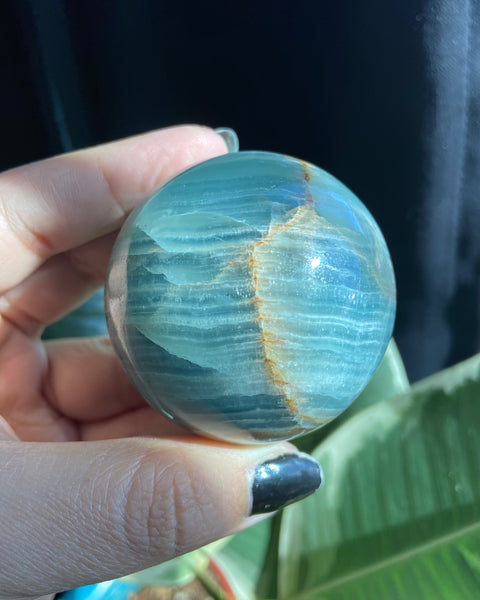 Blue Onyx Sphere