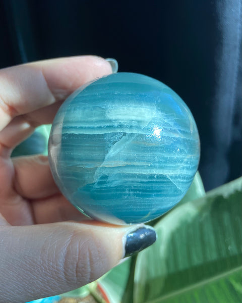 Blue Onyx Sphere