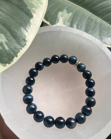 Blue Tigers Eye Bracelet