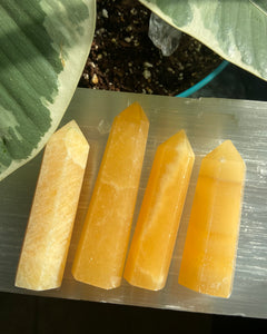 Orange Calcite Tower