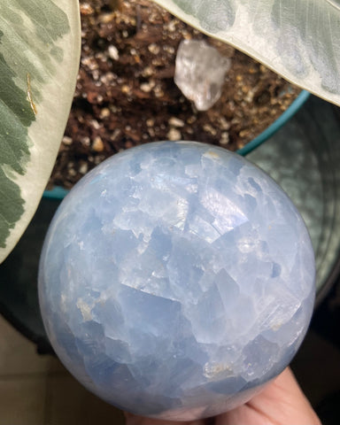 Blue Calcite Sphere