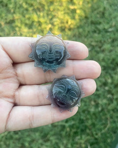 Rainbow Fluorite Suns