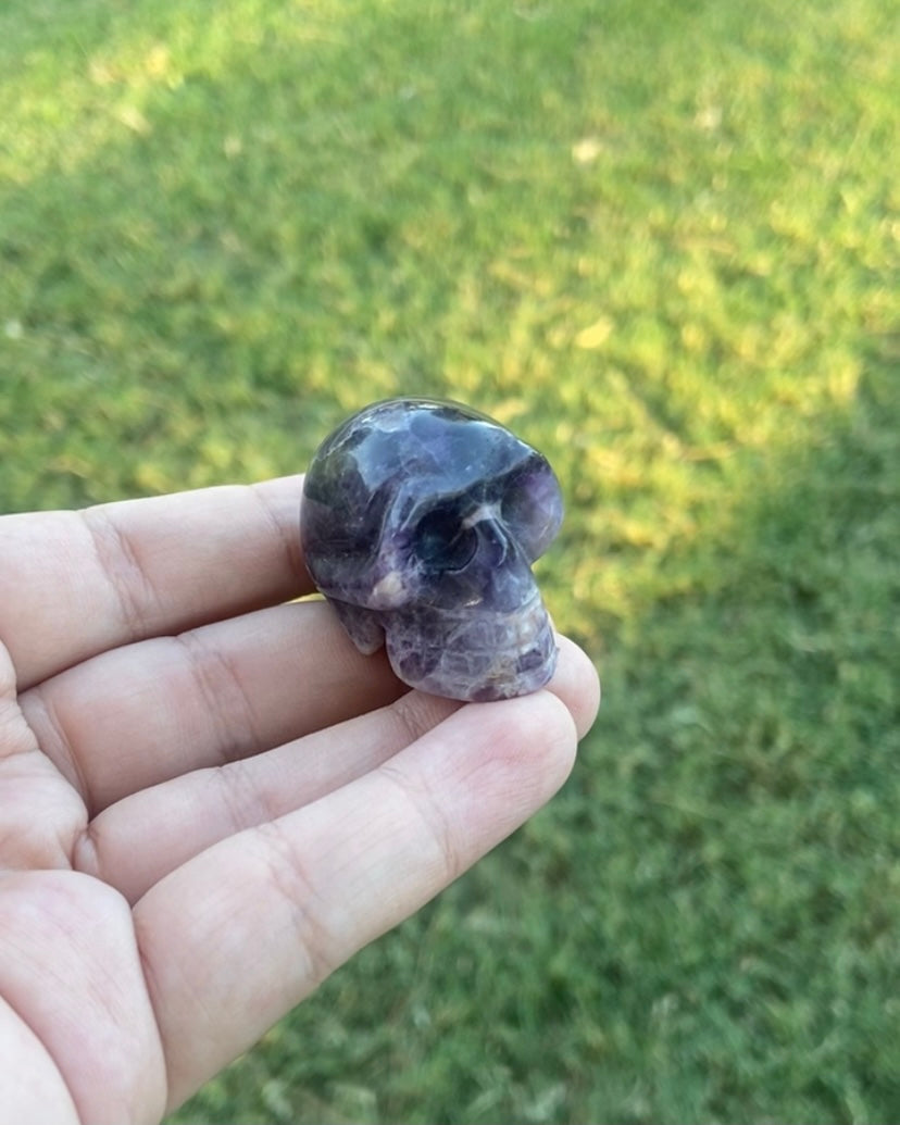 Amethyst Skull