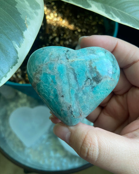 Amazonite Heart