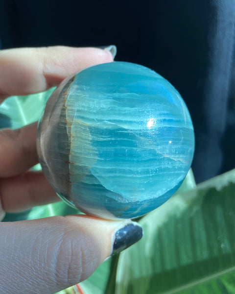 Blue Onyx Sphere